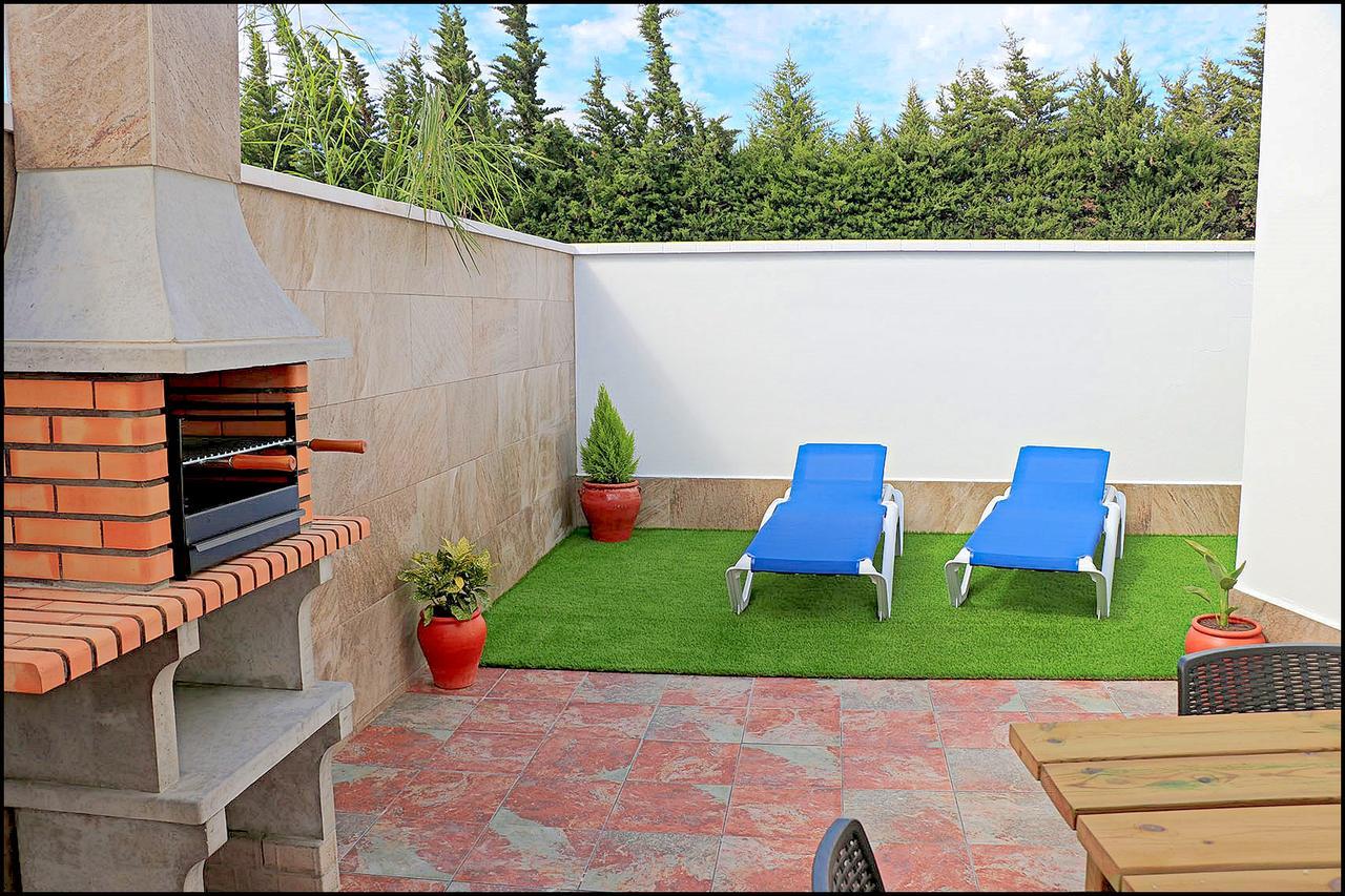 Bungalow La Roa V, con piscina compartida Conil De La Frontera Esterno foto