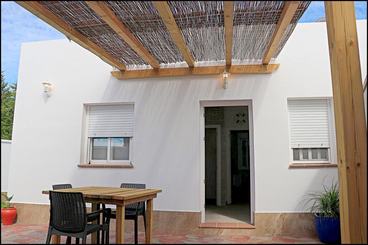Bungalow La Roa V, con piscina compartida Conil De La Frontera Esterno foto