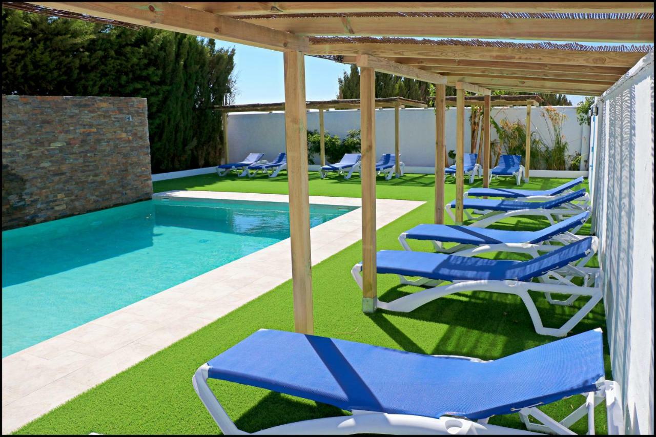 Bungalow La Roa V, con piscina compartida Conil De La Frontera Esterno foto